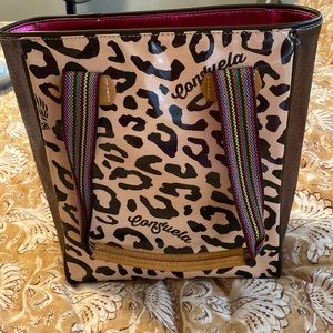 Consuela Classic Bam Bam cheetah tote